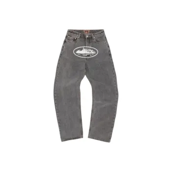 Corteiz SS25 Jeans Men's Light Gray