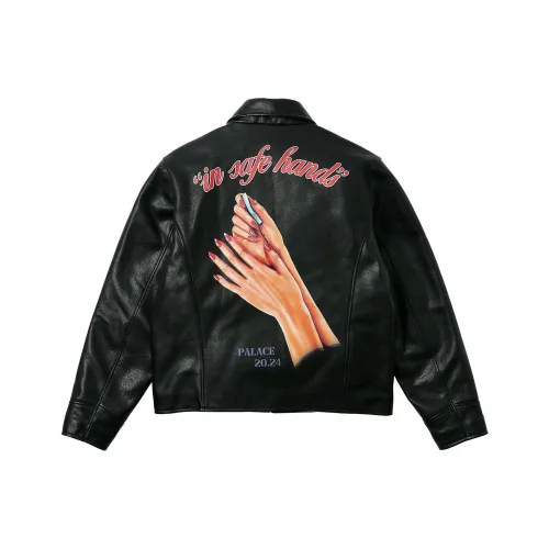 PALACE Safe Hands Leather Jacket