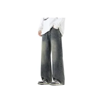 RENBEN Jeans Unisex Vintage Blue