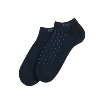 HUGO BOSS SS25 Ankle Socks Men's 2 Pack Dark Blue