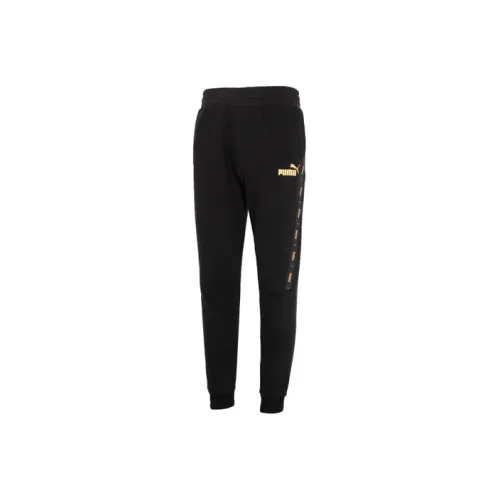 PUMA Knitted Sports Pants Men's Black