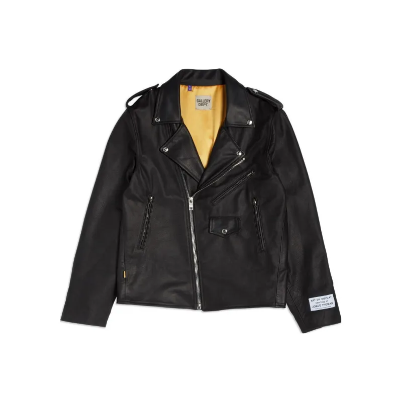 Gallery Dept. Leather Jackets Men Black-0