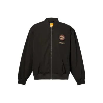 Timberland LUNAR NEW YEAR BADGE BOMBER Puffer Jacket Unisex Black