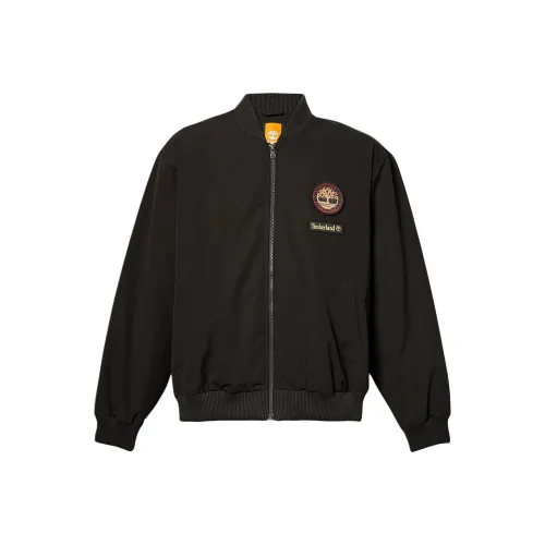 Timberland LUNAR NEW YEAR BADGE BOMBER Puffer Jacket Unisex Black