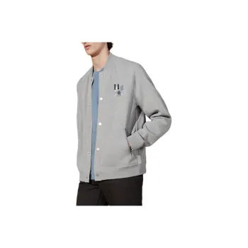 HERMES Jackets Coats Men's Light Gray