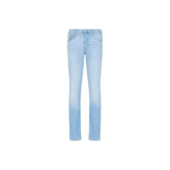 ARMANI EXCHANGE J13 Slim Fit Cotton Linen Denim Jeans Jeans Men's Blue