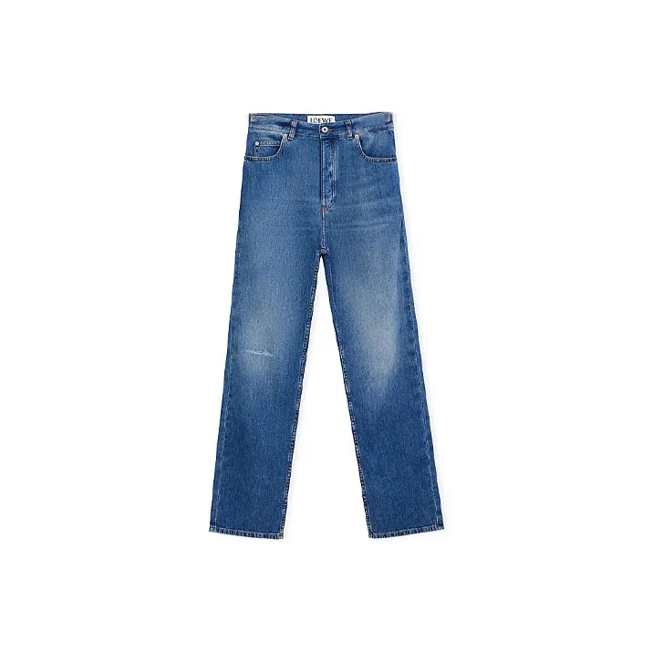 LOEWE Washed Denim Jeans-0