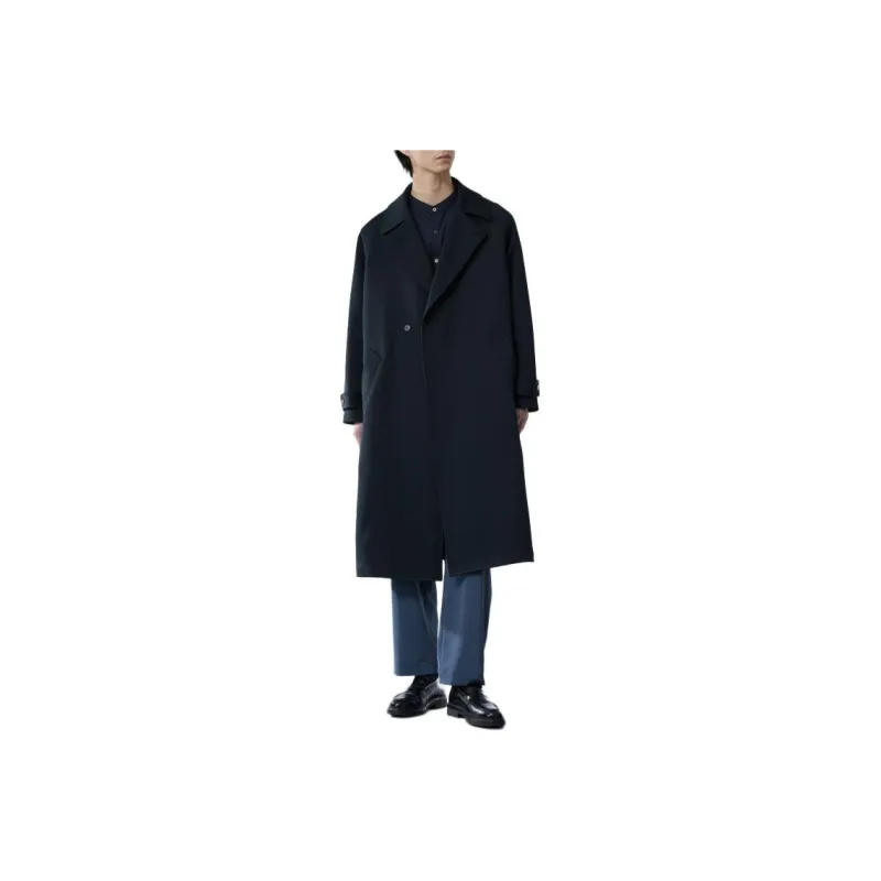 UNITED TOKYO Trench Coat Men's Black-0
