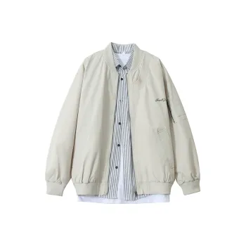 YOSICIL Jackets Coats Unisex Beige