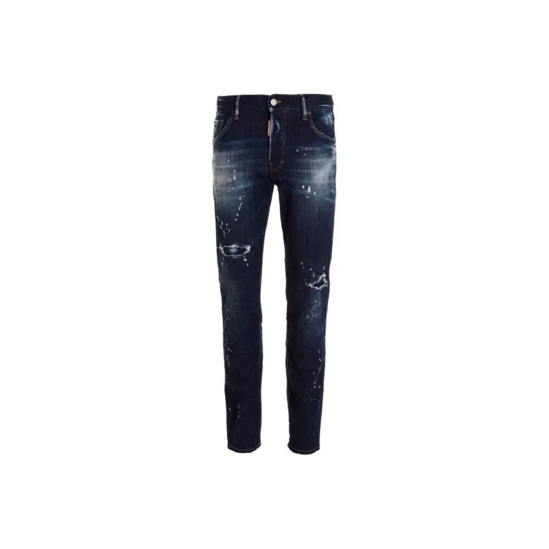 DSQUARED 2 Paint Splatter Distressed Jeans-0