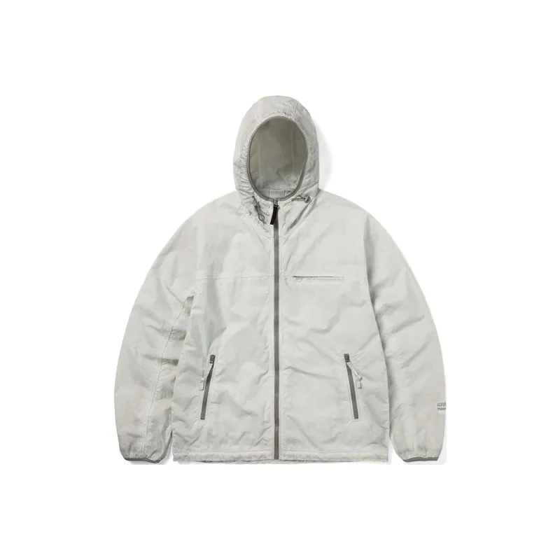 Gramicci X Thisisneverthat Gramicci Collaboration Jackets Unisex Gray White-0