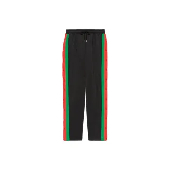 GUCCI Logo Patch Drawstring Track Pants
