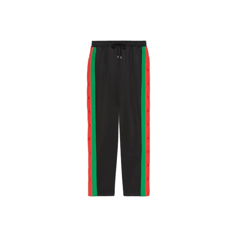 GUCCI Logo Patch Drawstring Track Pants-0