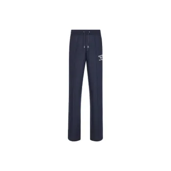 DIOR Quarterly New Products Knitted Sweatpants Men's Marine Blue