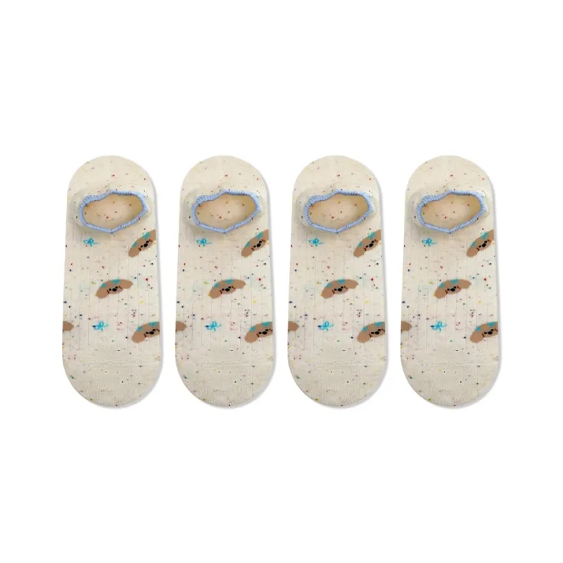 JIAZINI Ankle Socks Women's 4 Pack-18