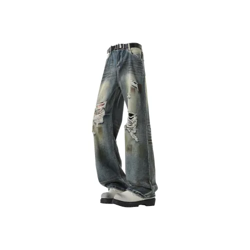 FORCEPULR Jeans Unisex Washed Color