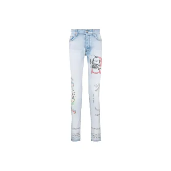 AMIRI Zig Zag Skinny Jeans