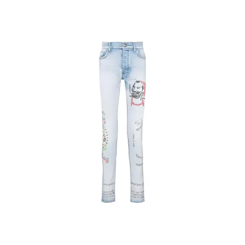 AMIRI Zig Zag Skinny Jeans