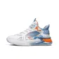 White Blue Gray Orange