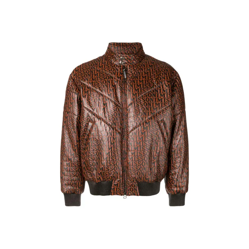 MISSONI Logo Print Bomber Jacket-0