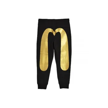 EVISU Knitted Sweatpants Men Black
