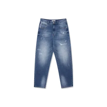 GUKUUL Straight Jeans Unisex Blue