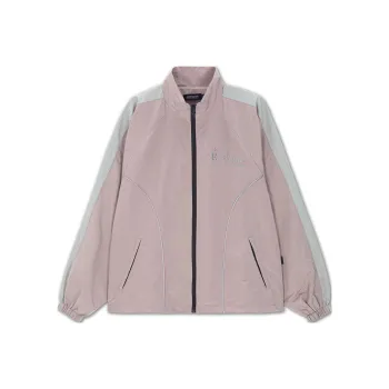 JOEGUSH My Cat Is Rockstar Nylon Track Jacket Jackets Coats Unisex Baby Pink/Light Pink
