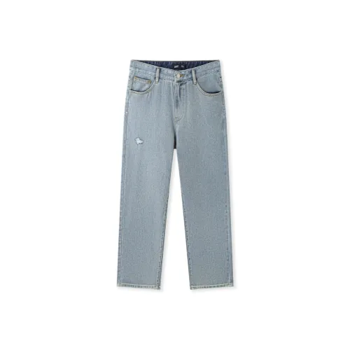 Qnxeey Jeans Unisex