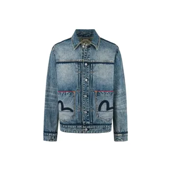 EVISU Seagull Appliqué Embroidery Jacket