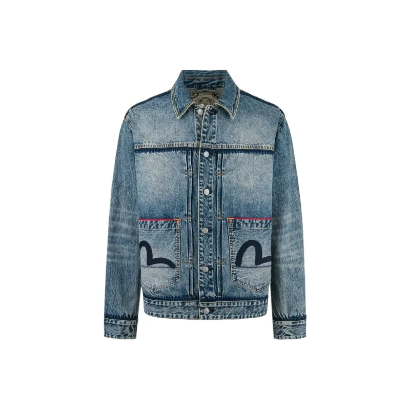EVISU Seagull Appliqué Embroidery Jacket-0