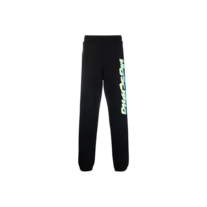 MOSCHINO Logo Printed Elasticated Waistband Track Pants-0