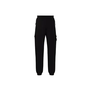 STONE ISLAND Knitted Sweatpants Men's Black
