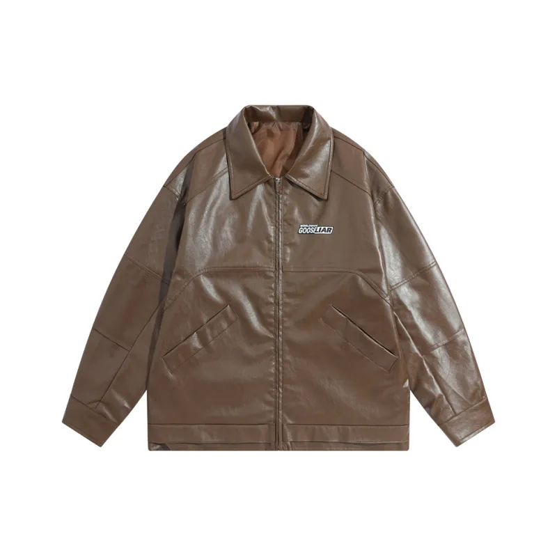 GOOSELIAR Leather Jackets Coats Unisex-12