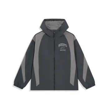 XTEP Basketball Collection Jacket Men's Ox Horn Gray/Subdued Gray