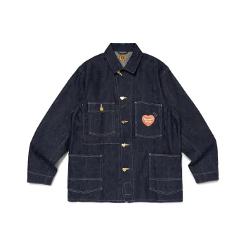 HUMAN MADE Denim Collection Jackets Unisex Indigo