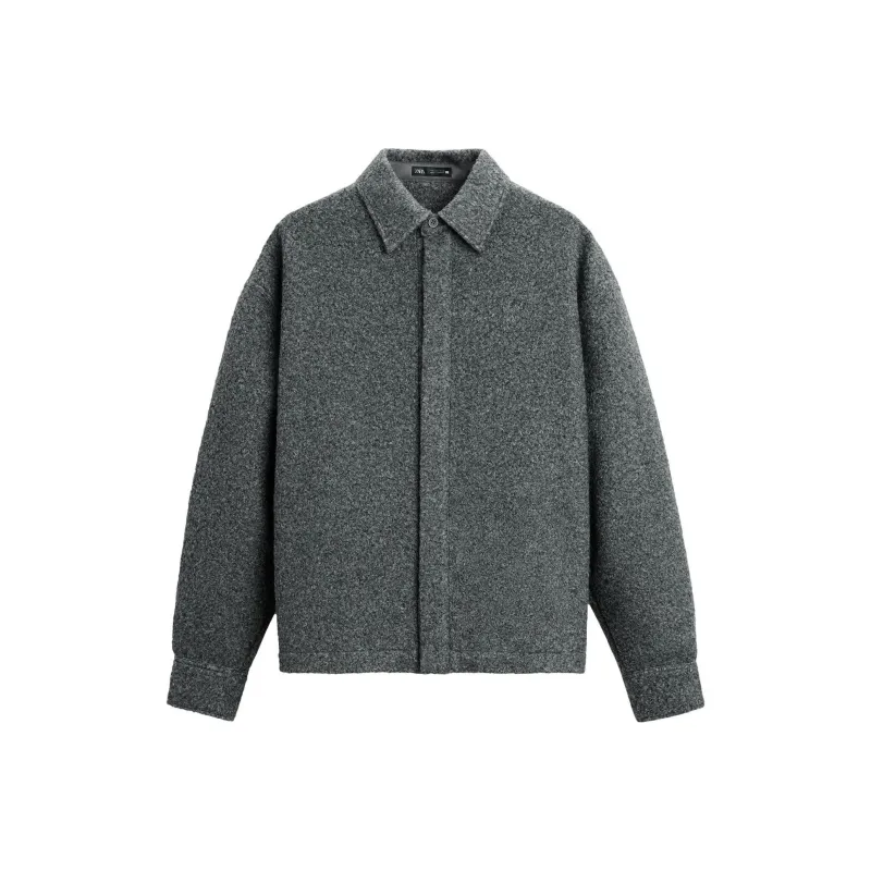 ZARA Jackets Men Gray-0