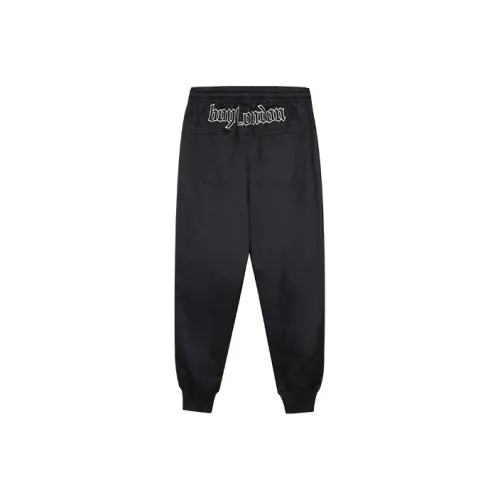 Boy London Casual Pants Unisex Black