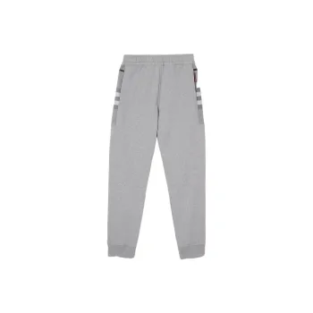 Burberry Check Panel Cotton Jogging Pants