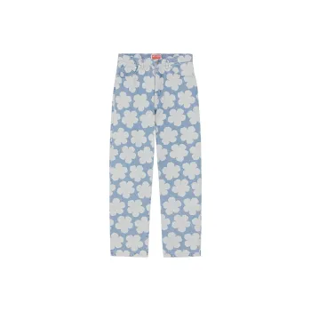 KENZO Printed Loose Fit Jeans