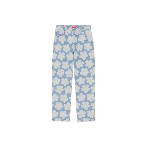 KENZO Printed Loose Fit Jeans