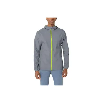 Asics Waterproof Jacket Jackets Coats Men's Slate Stone Color