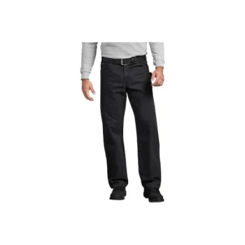Dickies Relaxed Fit Sanded Duck Carpenter Pants Cargo Pants Men's Black