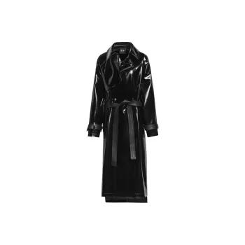 Adidas IVY PARK Trench Coats Unisex Black