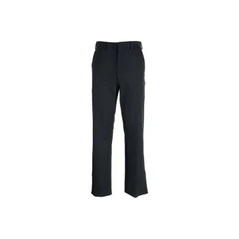 PRADA Logo Plaque Cropped Tailored Trousers