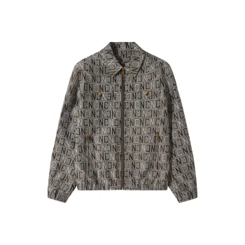 C'N'C New Order & Classics Series Jacket Men's Brown With Print