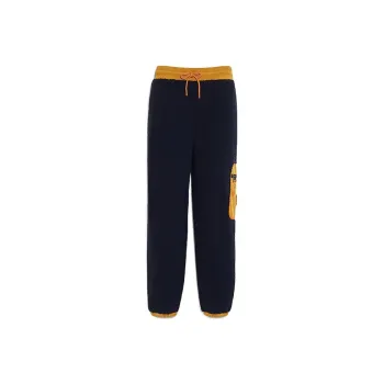 COACH FW22 Knitted Sports Pants Men's Navy Blue