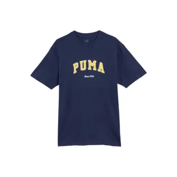PUMA T Shirt Unisex Marine Blue