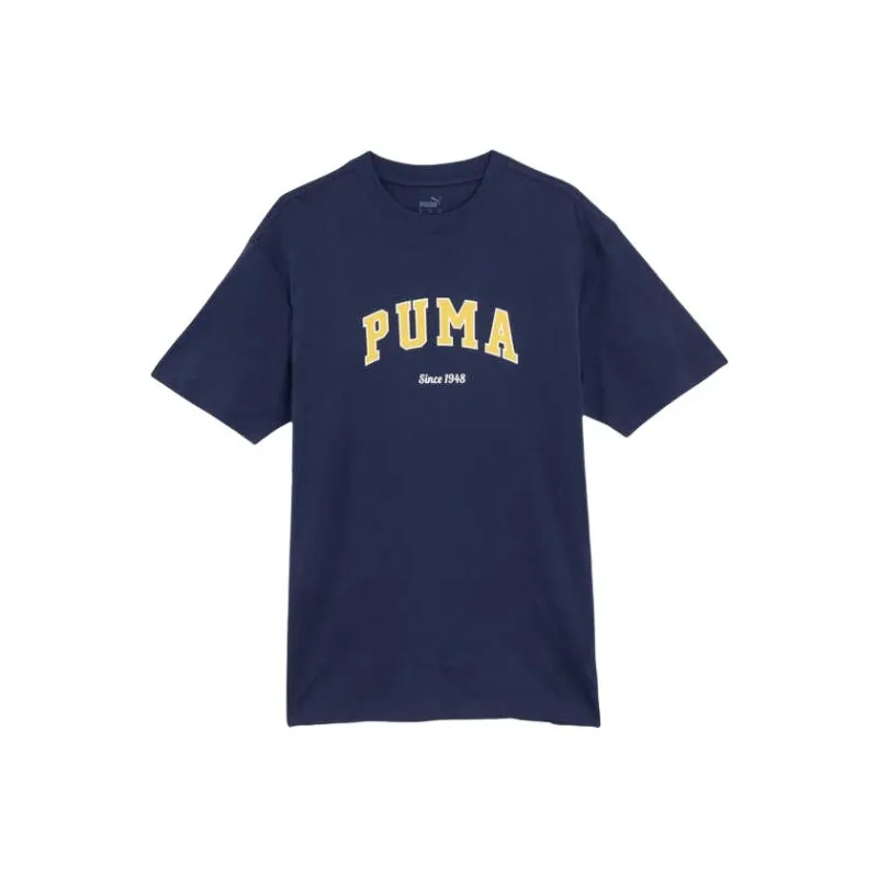 PUMA T Shirt Unisex Marine Blue-0