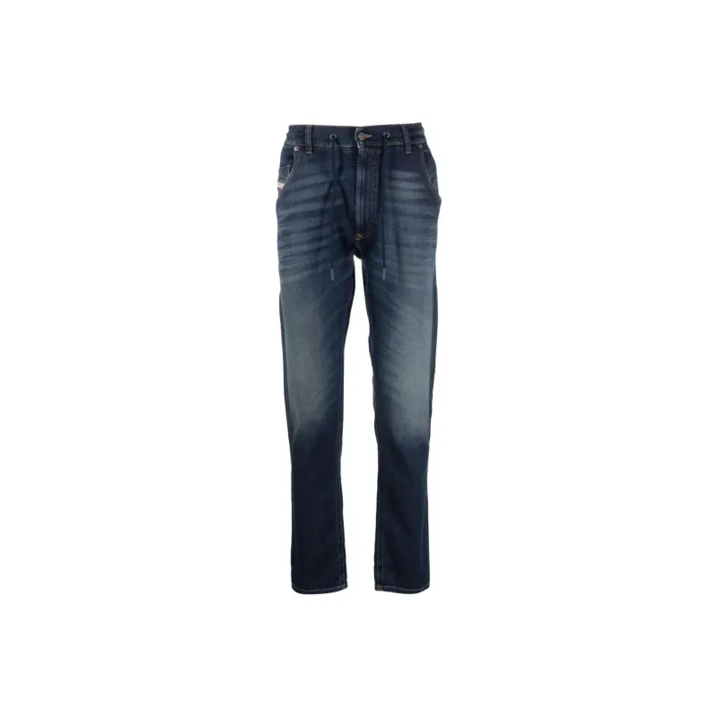 DIESEL Krooley E Ne Whiskering Effect Denim Jeans-0