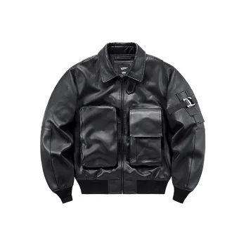 VIP Functional Series Leather Jacket Unisex Black